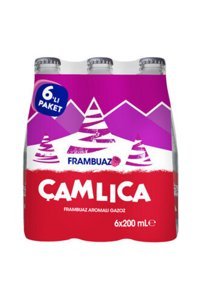 Çamlıca Frambuazlı Şişe Gazoz 6 Adet 200 ml