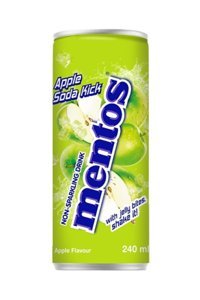 Mentos Elmalı Kutu Gazoz 240 ml