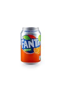 Fanta Zero Sugar Portakallı Kutu Gazoz 330 ml