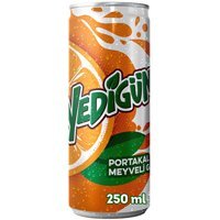 Yedigün Portakallı Kutu Gazoz 250 ml