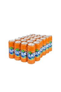 Fanta Portakallı Kutu Gazoz 24 Adet 200 ml