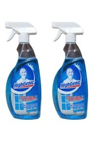 Highgenic Tozal Cam Temizleyici Sprey 2x1 lt