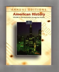 American Historyv. 2 (Annual Editions) Maddox, Robert James Mcgraw-Hill