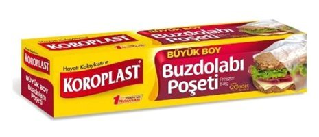 Koroplast Büyük Düz Buz Torbası 24x20'li