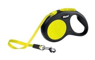 Flexi Neon M Boyun Köpek Tasması Sarı