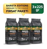 Jacobs Barista Editions Medium Öğütülmüş Filtre Kahve 3x225 gr