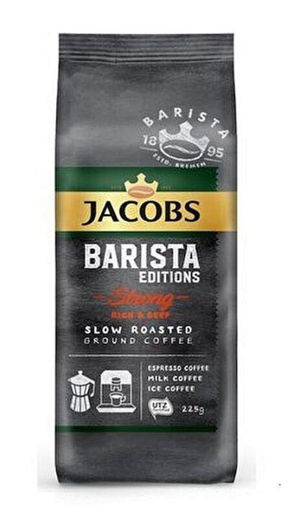 Jacobs Barista Strong Öğütülmüş Filtre Kahve 24x225 gr