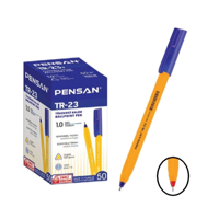 Pensan Tr 23 Plastik Tek Renkli 1 mm Mavi 50'li Tükenmez Kalem