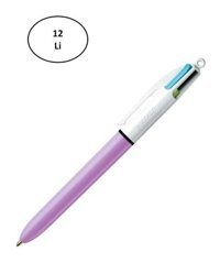 Bic 503815 Plastik 4 Renkli 1.0 mm 12'li Tükenmez Kalem