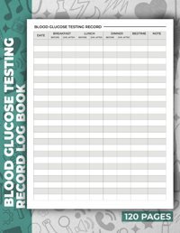 Blood Glucose Testing Record Log Book Zaggoudi, Ahmed Independently Publıshed