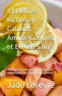 51 Dlices Riches En Calcium : Amuse-Gueules Et En-Cas Sains: Recettes Savoureuses Pour Optimiser Votre Apport En Calcium Au Quotidien Levevre, Jade Independently Publıshed