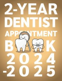 2-Year Dentist Appointment Book 2024-2025: Weekly, And Daily Planner/ Daily Appointments From 8 A.M. To 10 P.M. With 30 Minutes Slots For Dentist Morrison, Eloisa Independently Publıshed