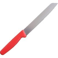 F. Adliğ Çelik Tırtıklı Plastik Bıçak 33 cm Kırmızı