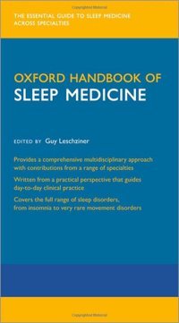 Oxford Handbook Of Sleep Medicine (Oxford Medical Handbooks) Oxford Unıversıty Press