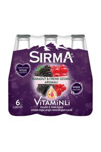 Sırma Karadutlu Frenk Üzümlü Soda 24'lü 200 ml