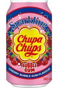 Chupa Chups Bubble Gum Kirazlı Soda 345 ml