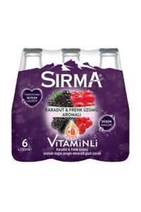 Sırma Karadutlu Frenk Üzümlü Soda 6'lı 200 ml