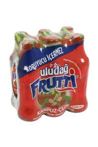 Uludağ Frutti Karpuzlu Çilekli Soda 4'lü 200 ml