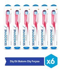 Sensodyne Diş Eti Bakımı Işıklı Yumuşak Manuel Diş Fırçası Beyaz Pembe
