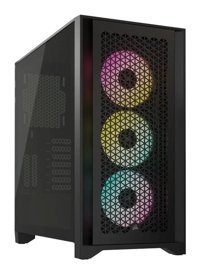 Corsair İcue 4000D AF + RM850E RGB Siyah Dikey Kullanım Mid Tower Boş Bilgisayar Kasası