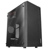 Everest Warp Peak Mesh 3 Fanlı Siyah Dikey Kullanım Mini ATX Oyuncu Bilgisayar Kasası