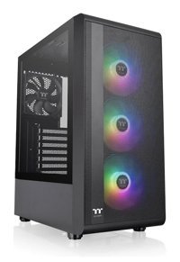 Thermaltake S200 RGB Mesh 4 Fanlı Siyah Dikey Kullanım ATX Oyuncu Bilgisayar Kasası
