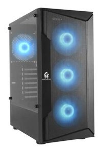 Game Master R28 Mesh 4 Fanlı Siyah Dikey Kullanım Micro ATX Oyuncu Bilgisayar Kasası