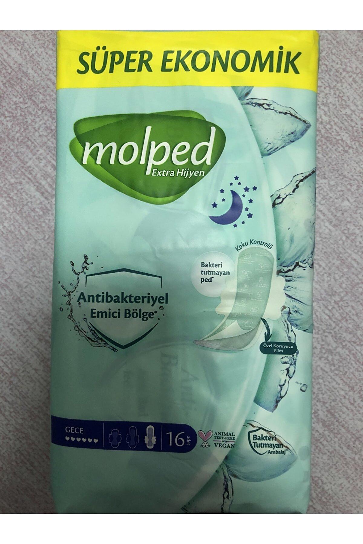 Molped Extra Hijyen Organik Orta 16'lı Hijyenik Ped