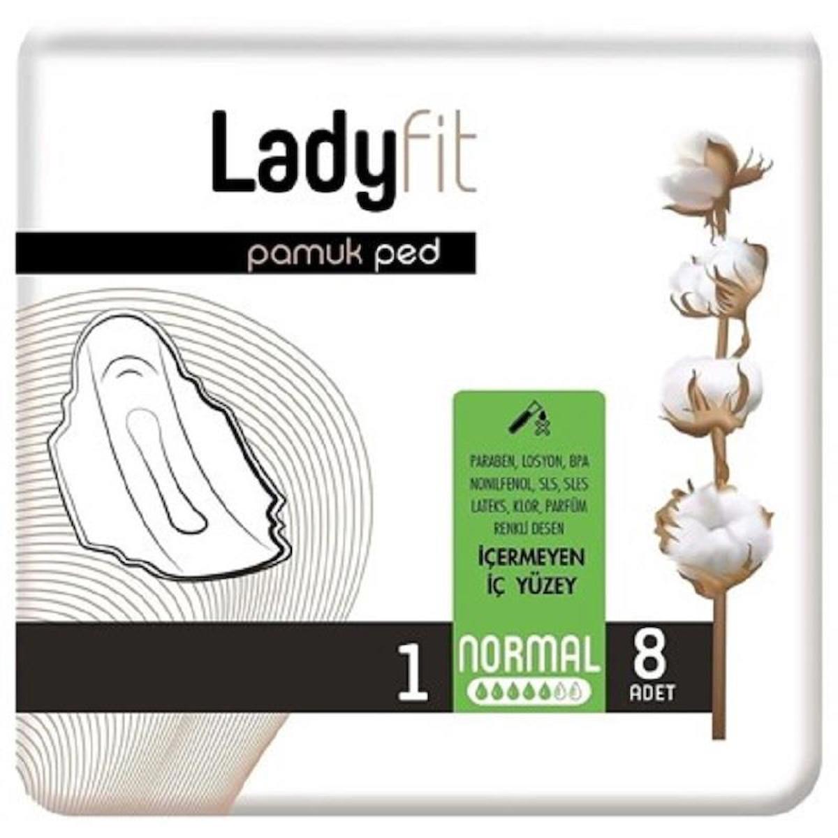 Lady Fit Organik İnce 8'li Hijyenik Ped