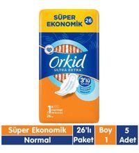 Orkid Ultra Extra İnce 26'lı Hijyenik Ped 5 adet