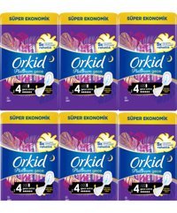 Orkid Platinum Gece Orta 16'lı Hijyenik Ped 6 Adet