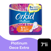Orkid Platinum İnce 8'li Hijyenik Ped 7 Adet