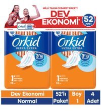 Orkid Ultra Extra İnce 52'li Hijyenik Ped 4 Adet