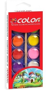 Colorbank Karton Sulu Boya 12'li
