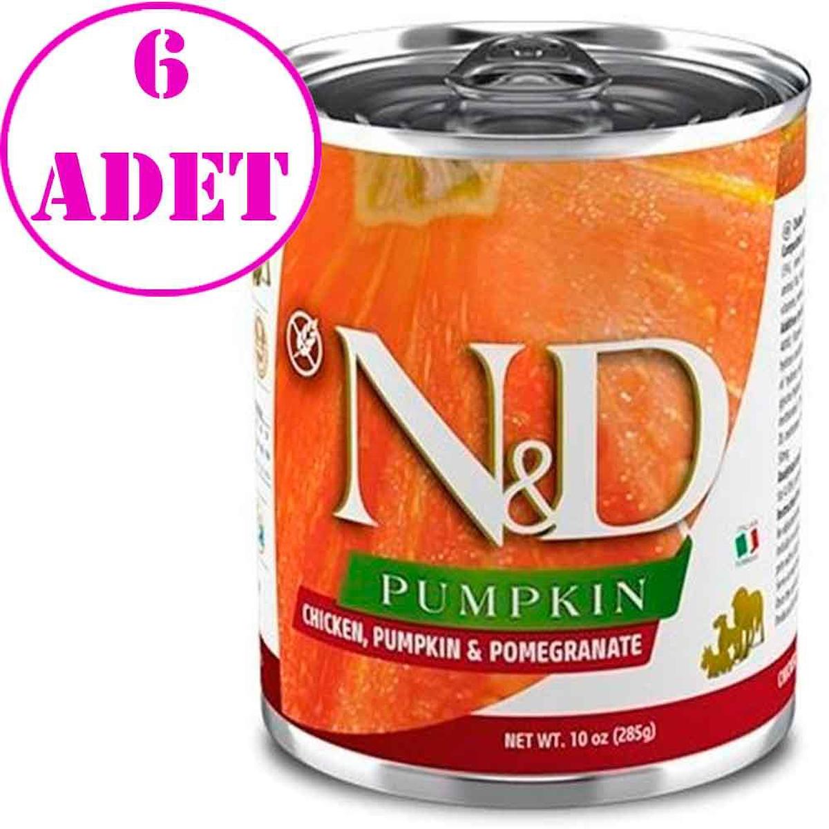 N&d Pumpkin Tavuklu Parça Etli Yavru Yaş Köpek Maması 285 gr 6'lı