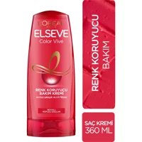 Loreal Paris Elseve Colorvive Kırmızı Şakayık Canlandırıcı Boyalı Tüm Saçlar için Kadın Saç Kremi 360 ml