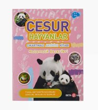 Cesur Hayvanlar - Çıkartmalı Aktivite Kitabı Kurt, Buket Beta Kids