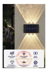 Tuğra E-Ticaret Modem 3'lü Başlık Plastik Led Aplik Siyah