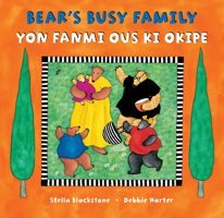Bear'S Busy Family (Haitian And English Edition) Blackstone, Stella Barefoot Books