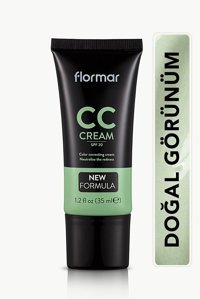 Flormar Kızarık Görünüm Karşıtı Güneş Koruyuculu CC Krem 35 ml