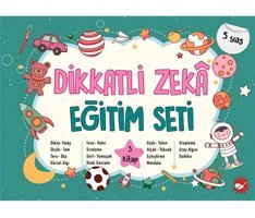 Dikkatli Zeka Eğitim Seti 3. Kitap - 5 Yaş Neşe Duran Beyaz Balina Yayınları
