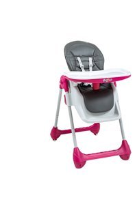 Baby2Go 23710 Lüx Prag Alüminyum Emniyet Kemerli 20 kg Kapasiteli Tekerlekli Sandalye Üstü Tepsili Oturaklı Katlanır Mama Sandalyesi Mavi