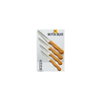 Centauri Çelik Düz Plastik Bıçak 21-23-25-26 cm 56 Parça