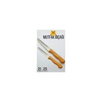 Centauri Çelik Düz Plastik Bıçak 21-25 cm 2 Parça