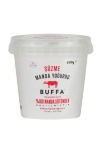 Buffa Tam Yağlı Manda Süzme Kaymaksız Yoğurt 400 gr