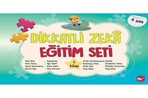 Dikkatli Zek Eğitim Seti 2. Kitap (4 Yaş) Neşe Duran Beyaz Balina Yayınları