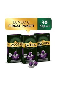 Jacobs 8 Intenso Lungo 3x10'lu Kapsül Kahve