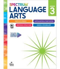 Language Arts Workbook, Grade 3 Spectrum