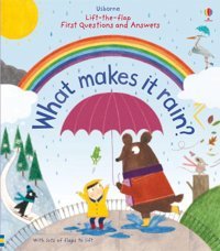 Lift-The-Flap First Questions And Answers What Makes İt Rain? Katie Daynes Usborne Publishing Books Ltd