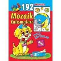 Mozaik Çalışmaları Evcil Hayvanlar: Her Sayfada Boyama Ve Mozaik Tamamlama Revzen Komisyon Koloni Çocuk